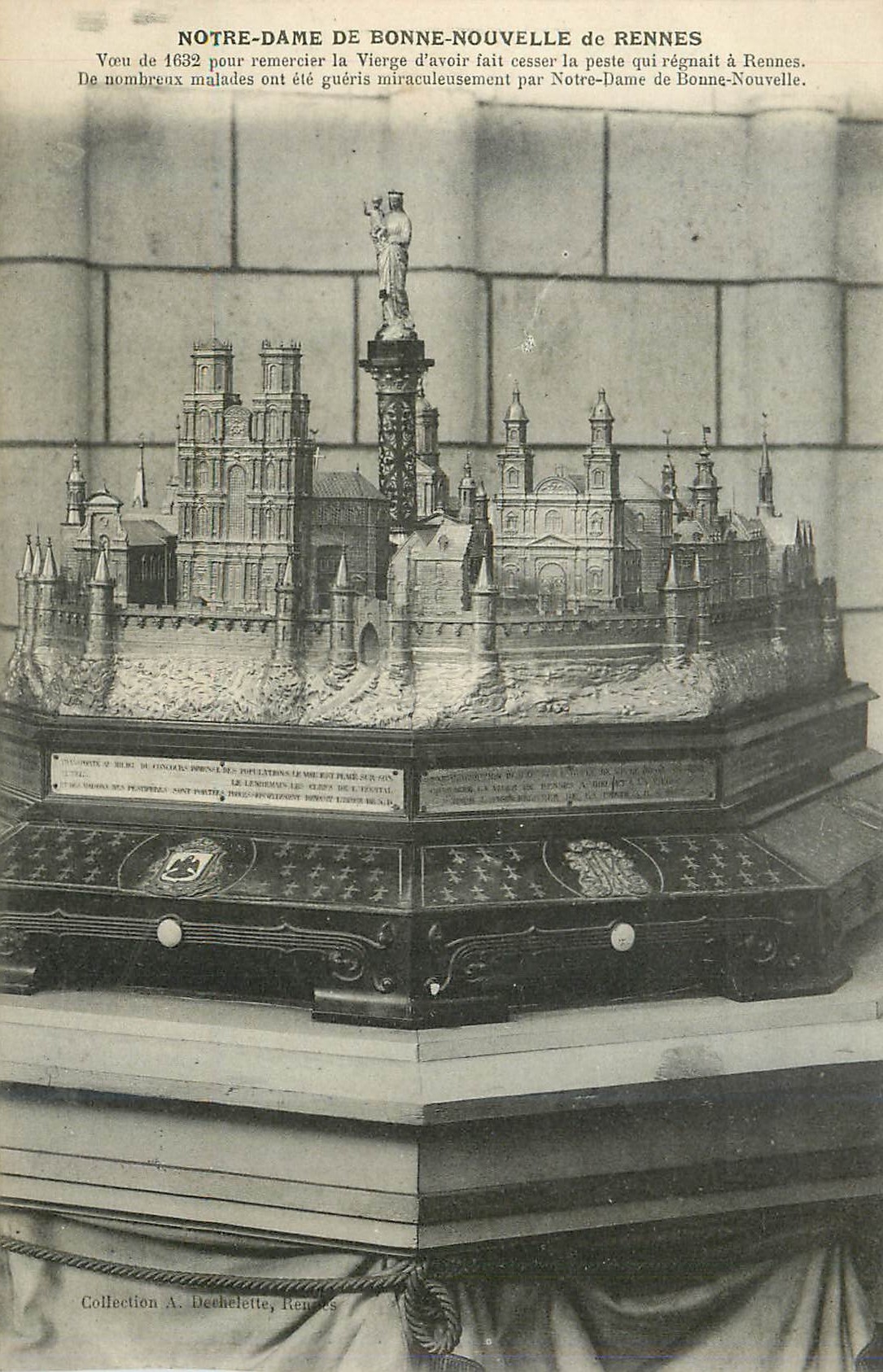 CPA Notre dame de bonne nouvelle de rennes