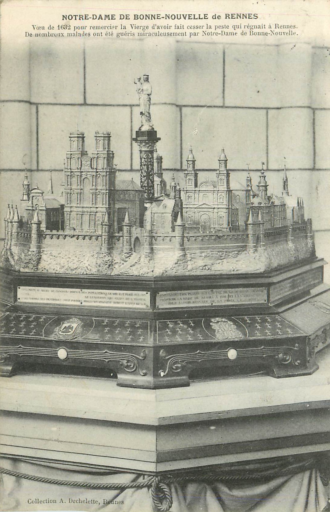 CPA Notre dame de bonne nouvelle de rennes