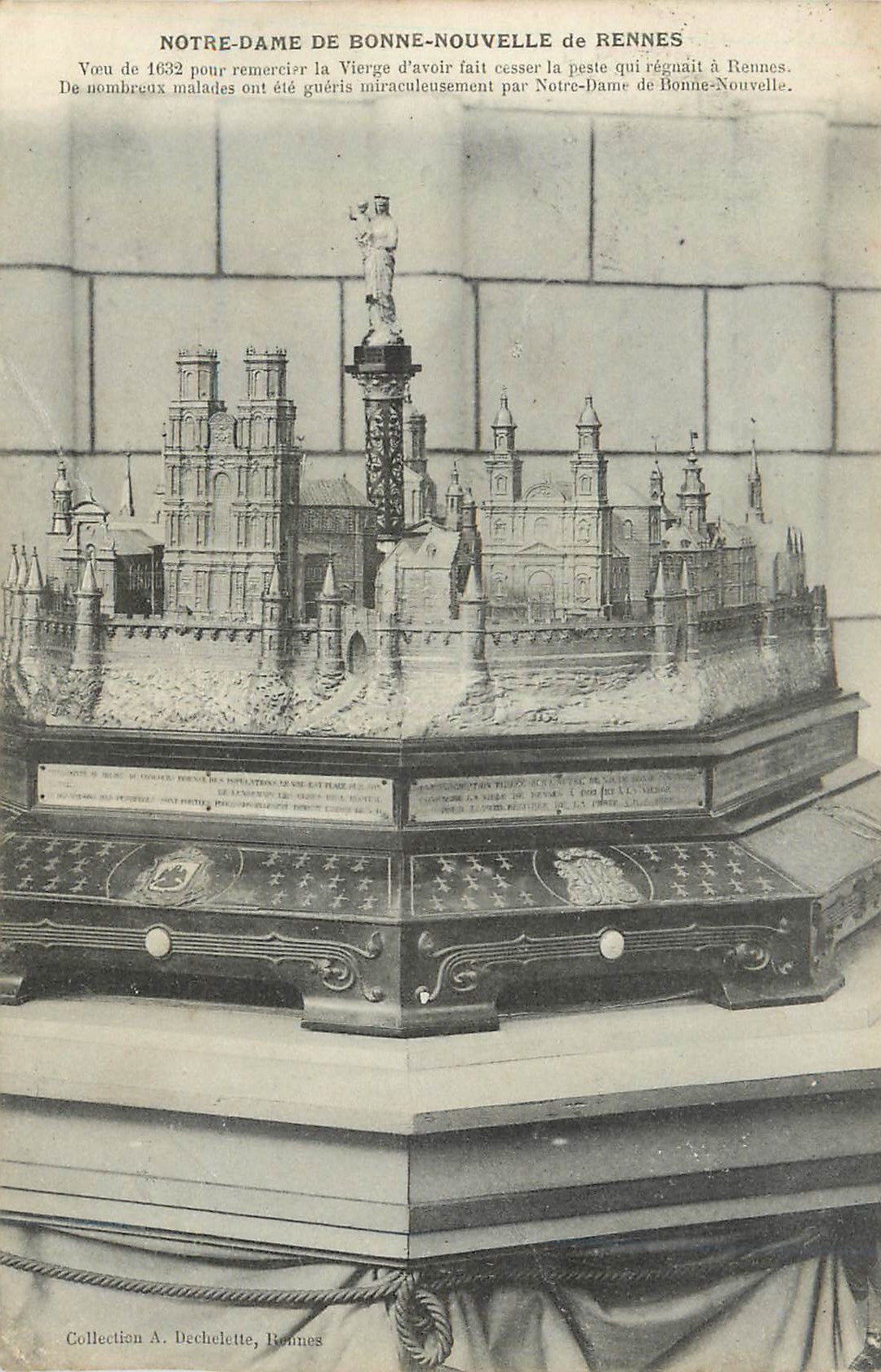 CPA Notre dame de bonne nouvelle de rennes