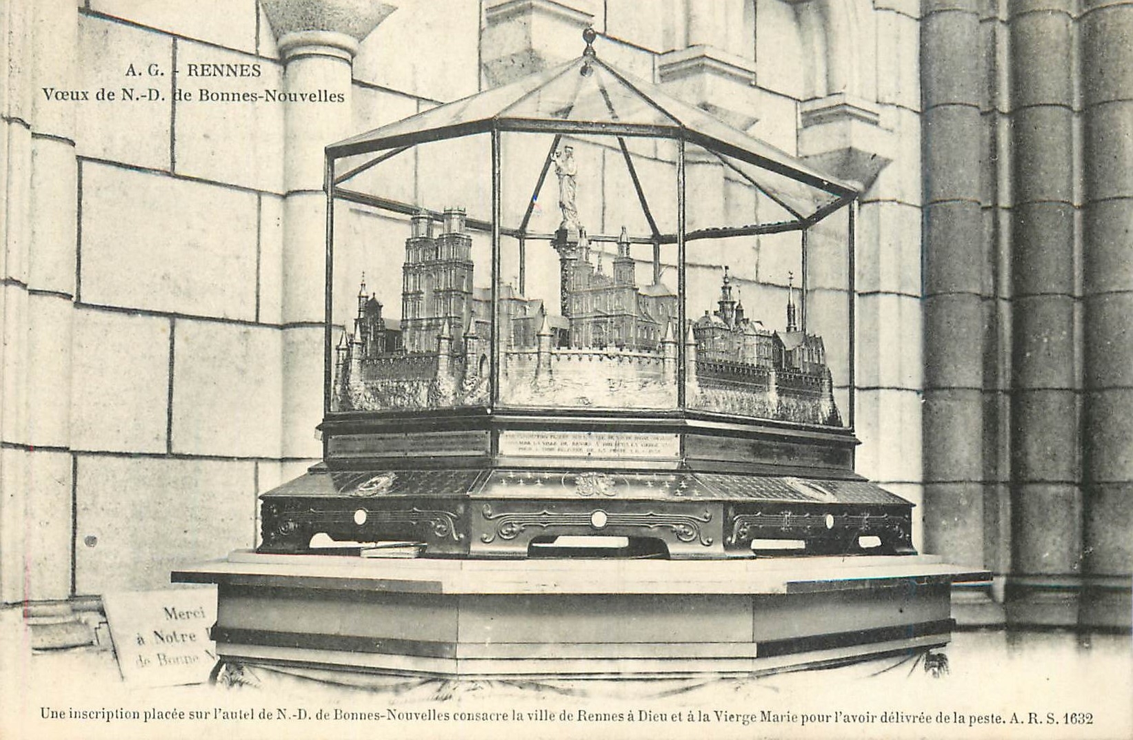 CPA A g rennes voeux de n d de bonnes nouvelles