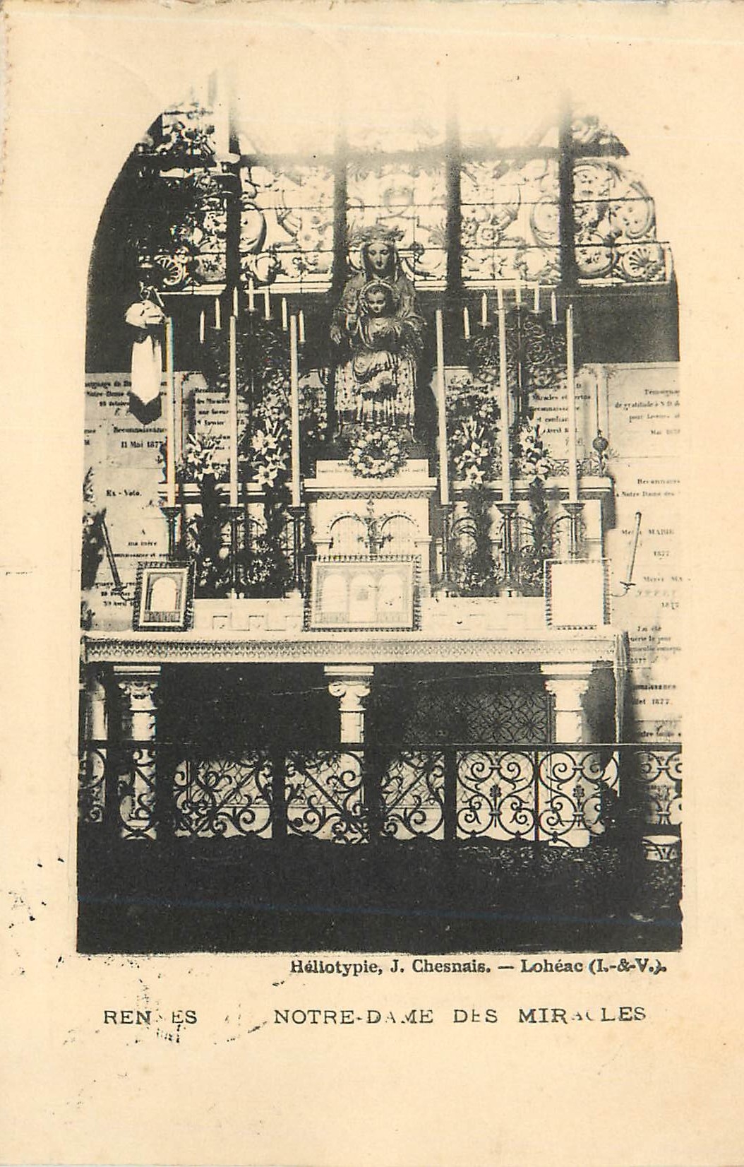 CPA Rennes notre dame des miracles