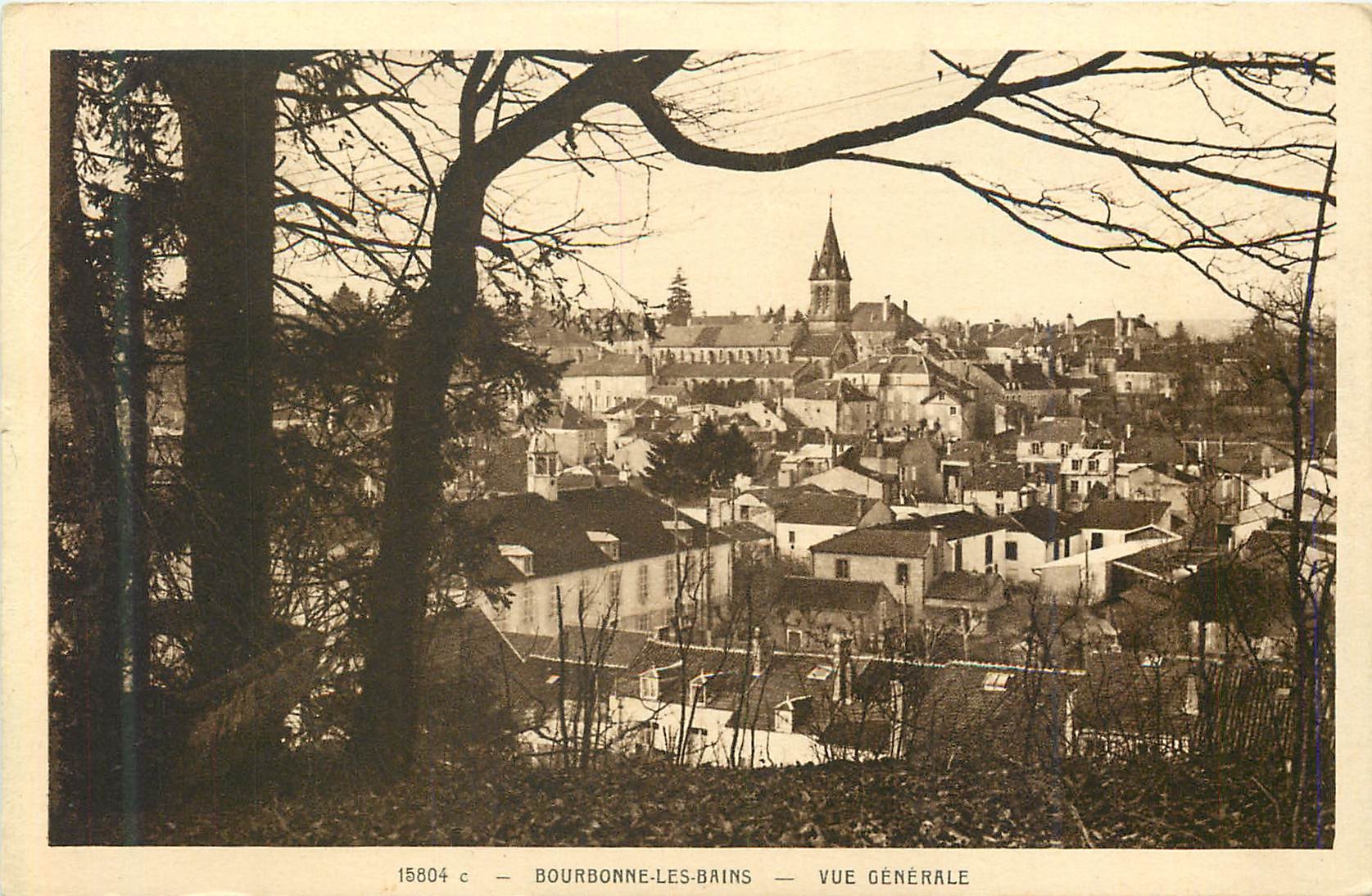 CPA 15804 bourbonne les bains vue generale