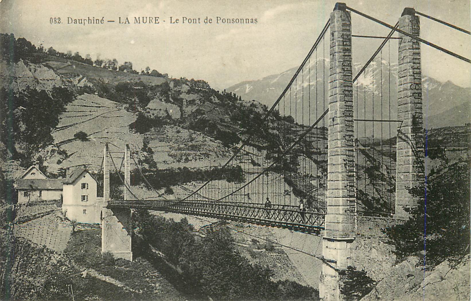 CPA 088 dauphine la mure le pont de ponsonnas