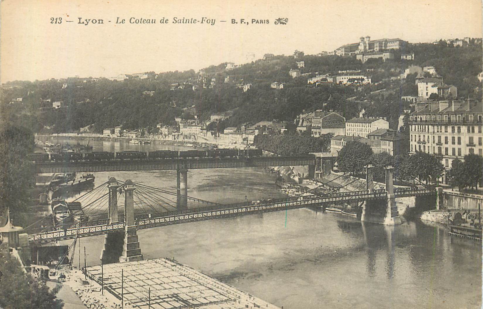 CPA 213 lyon le coteau de sainte foy