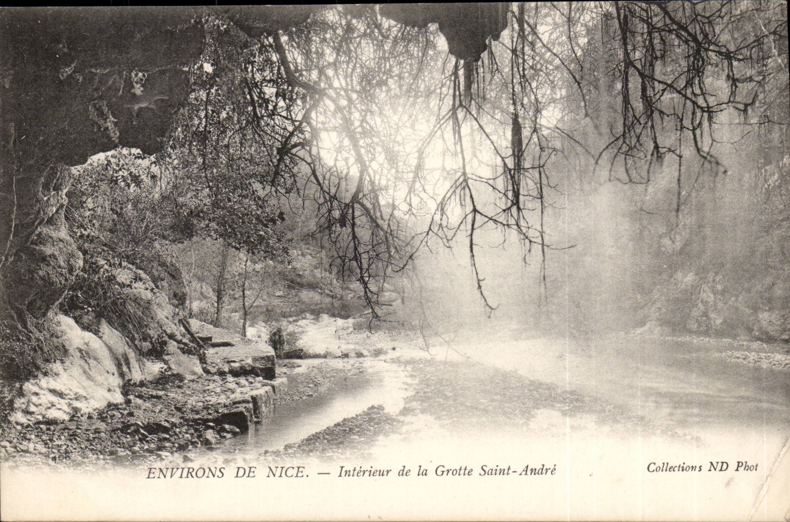 Surroundings of Nice - Interior of the Cave Saint Andre CPA