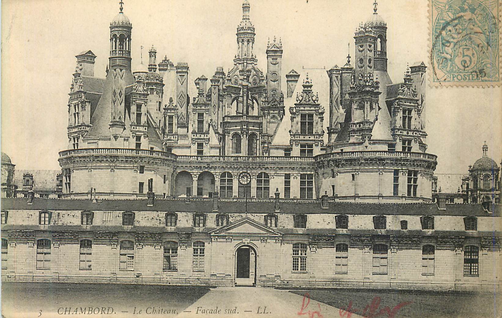 CPA Chambord Le Chateau Facade sud 