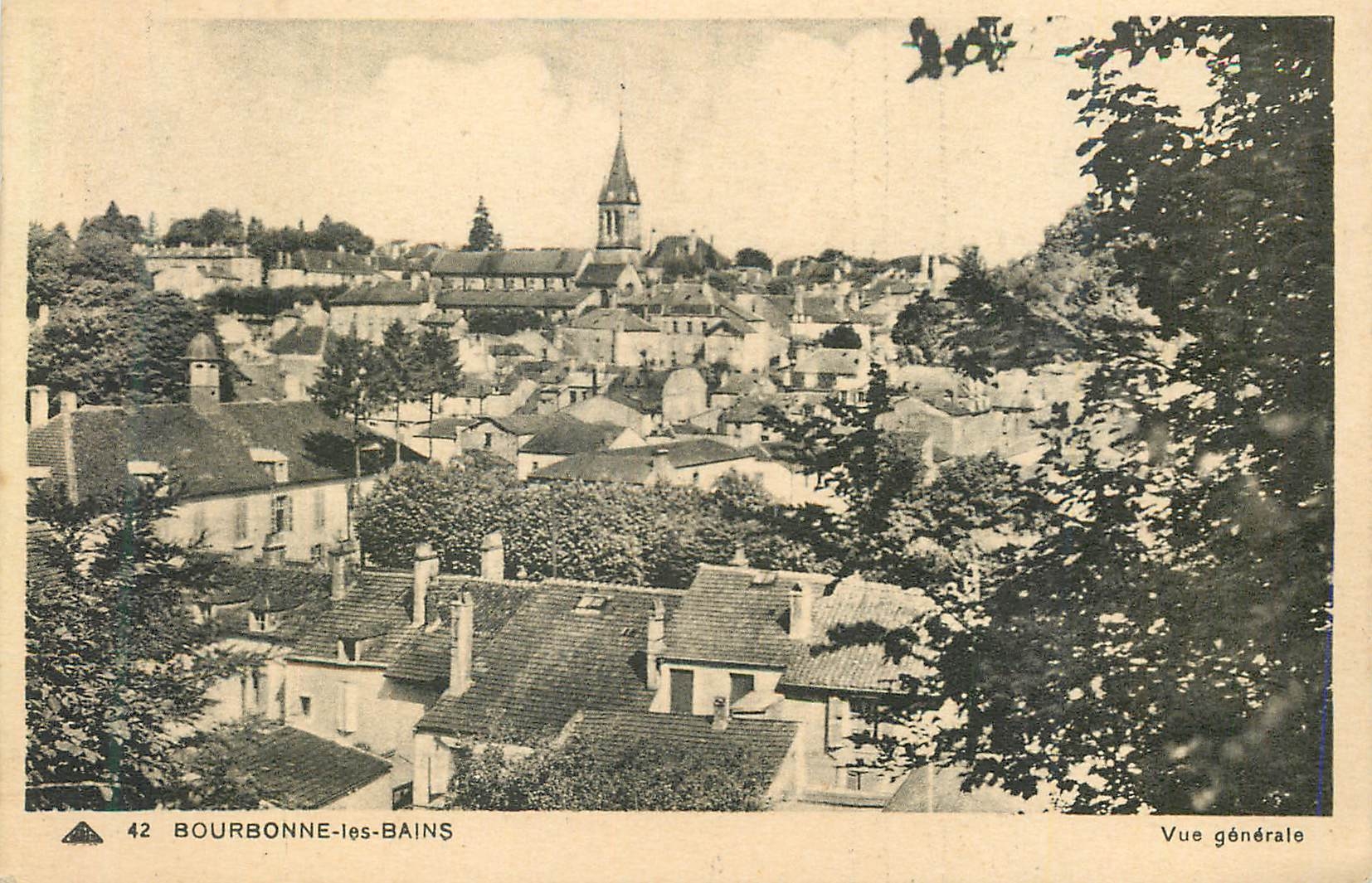 CPA Bourbonne les Bains Vue generale 