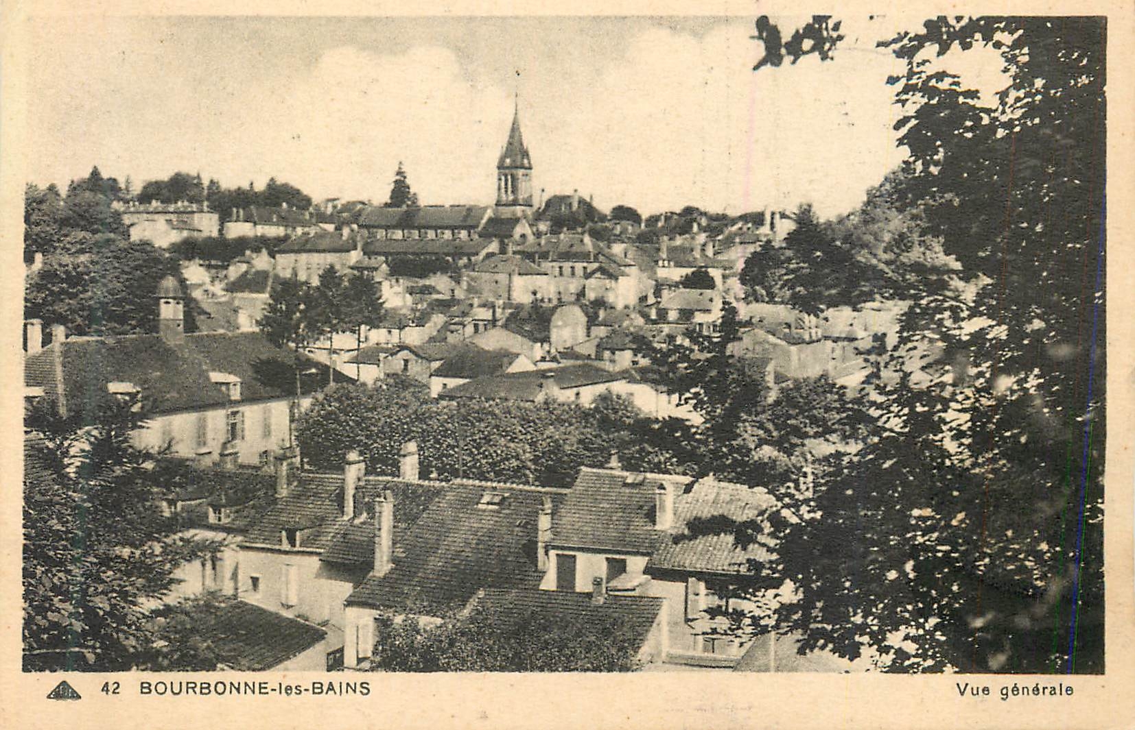 CPA Bourbonne Les Bains Vue generale 