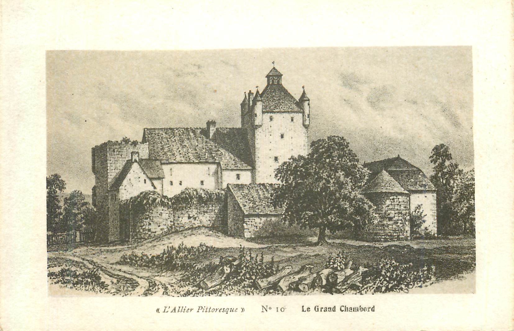 CPA L Allier Pittoresque Le Grand Chambord 