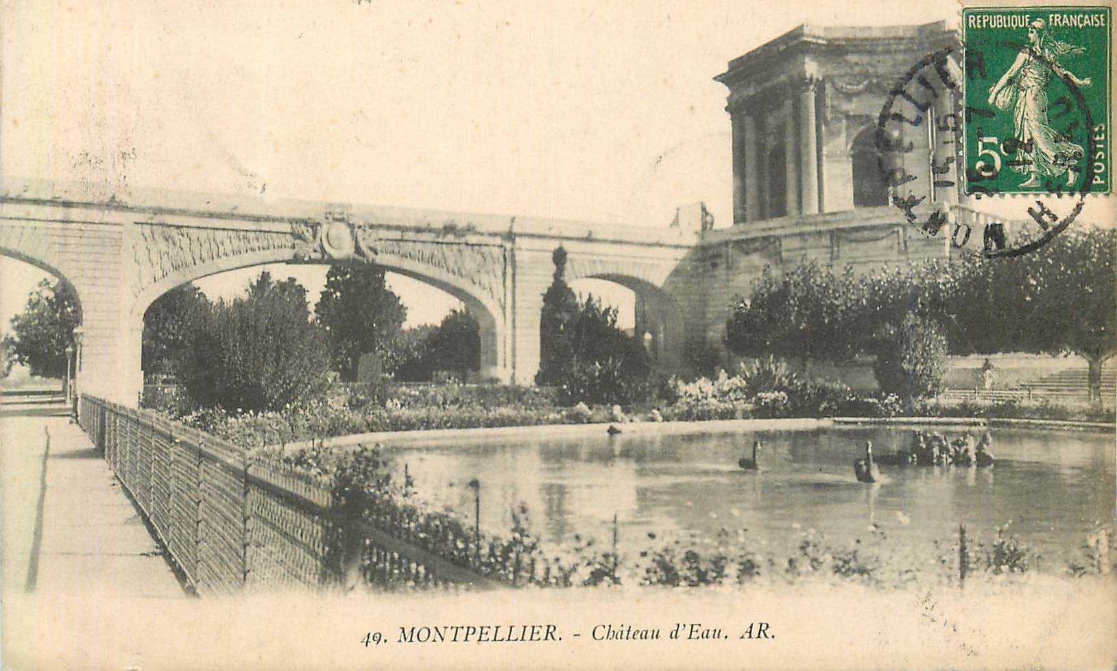 CPA Montpellier Chateau d Eau 