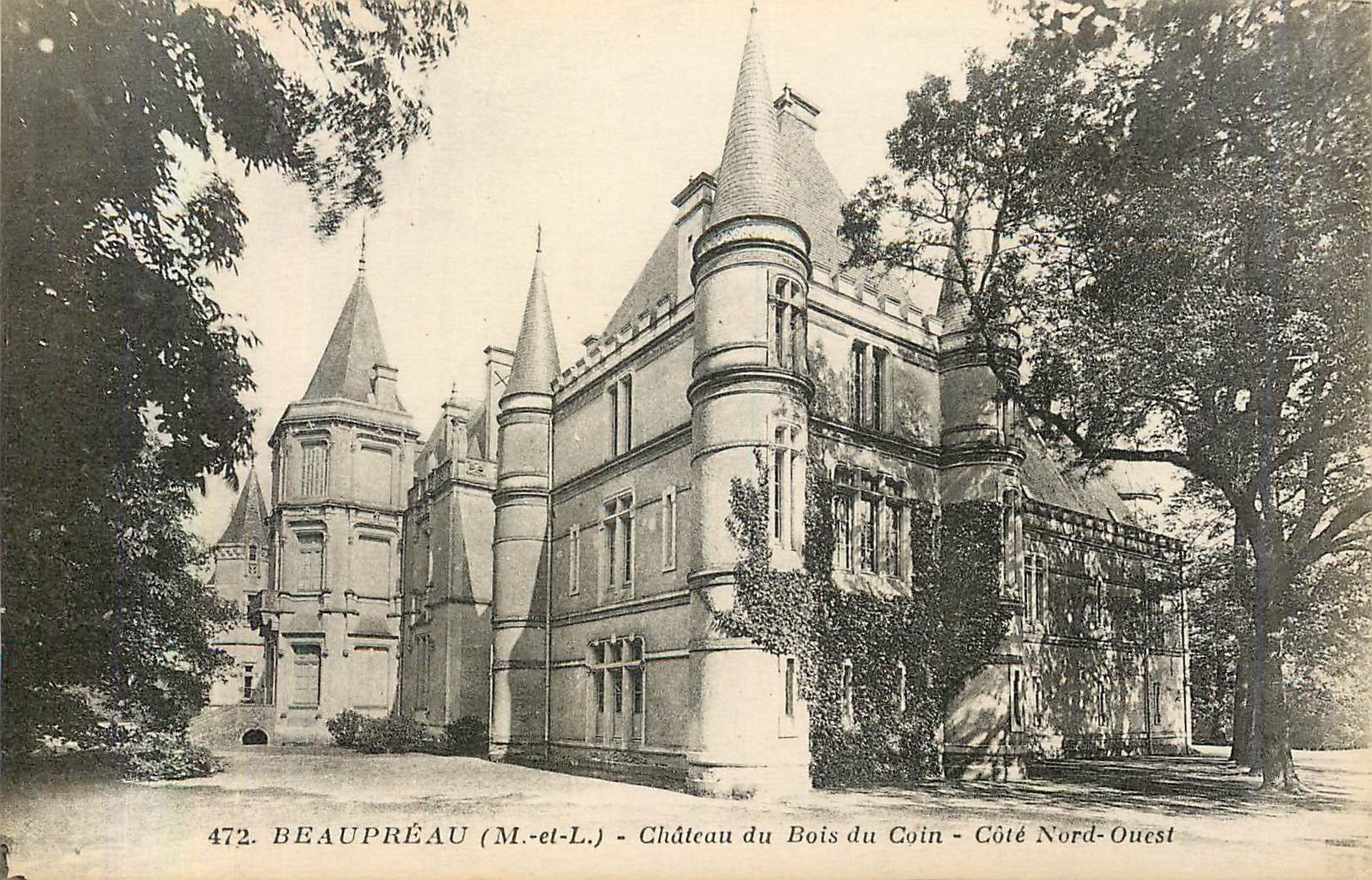 CPA Beaupreau M et L Chateau du Bois du Coin Cote Nord Ouest