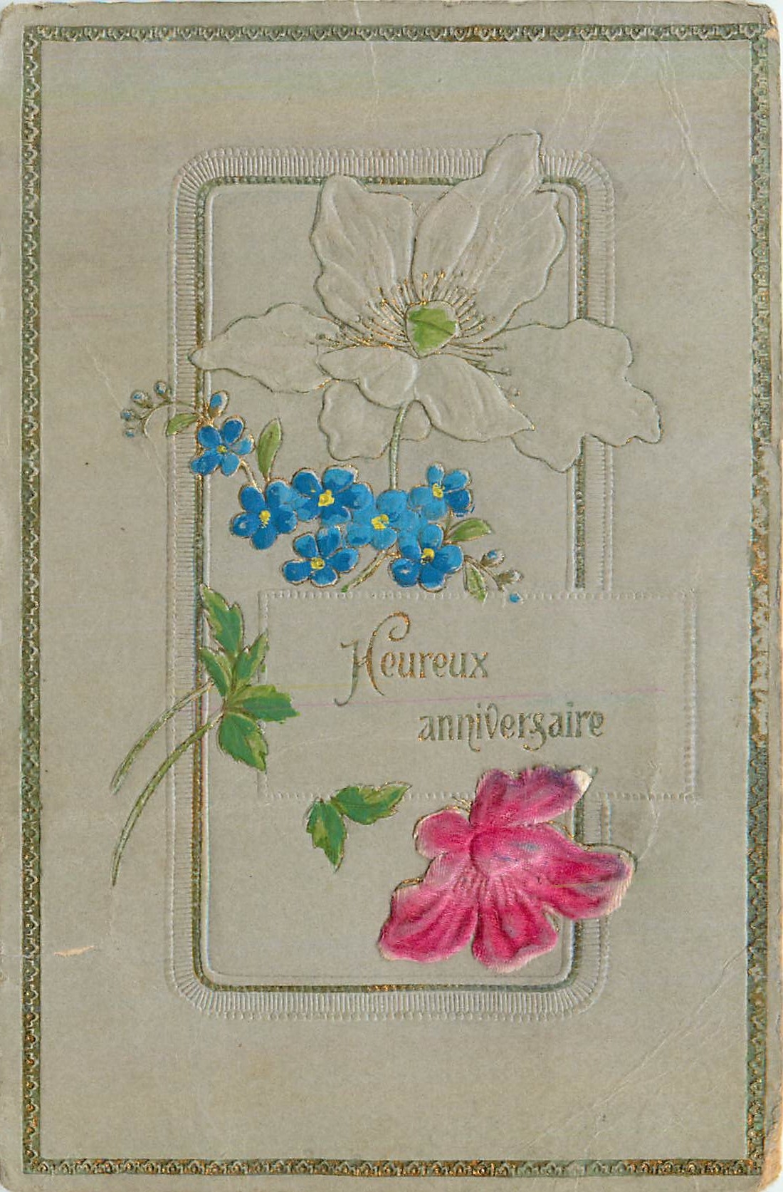 CPA Heureux anniversaire 