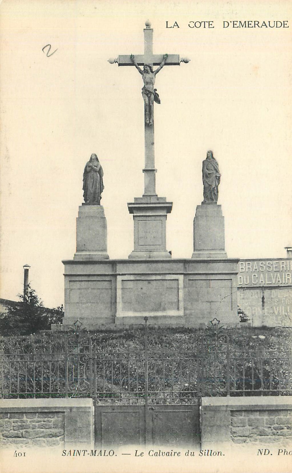 CPA Saint Malo Le Calvaire du Sillon 