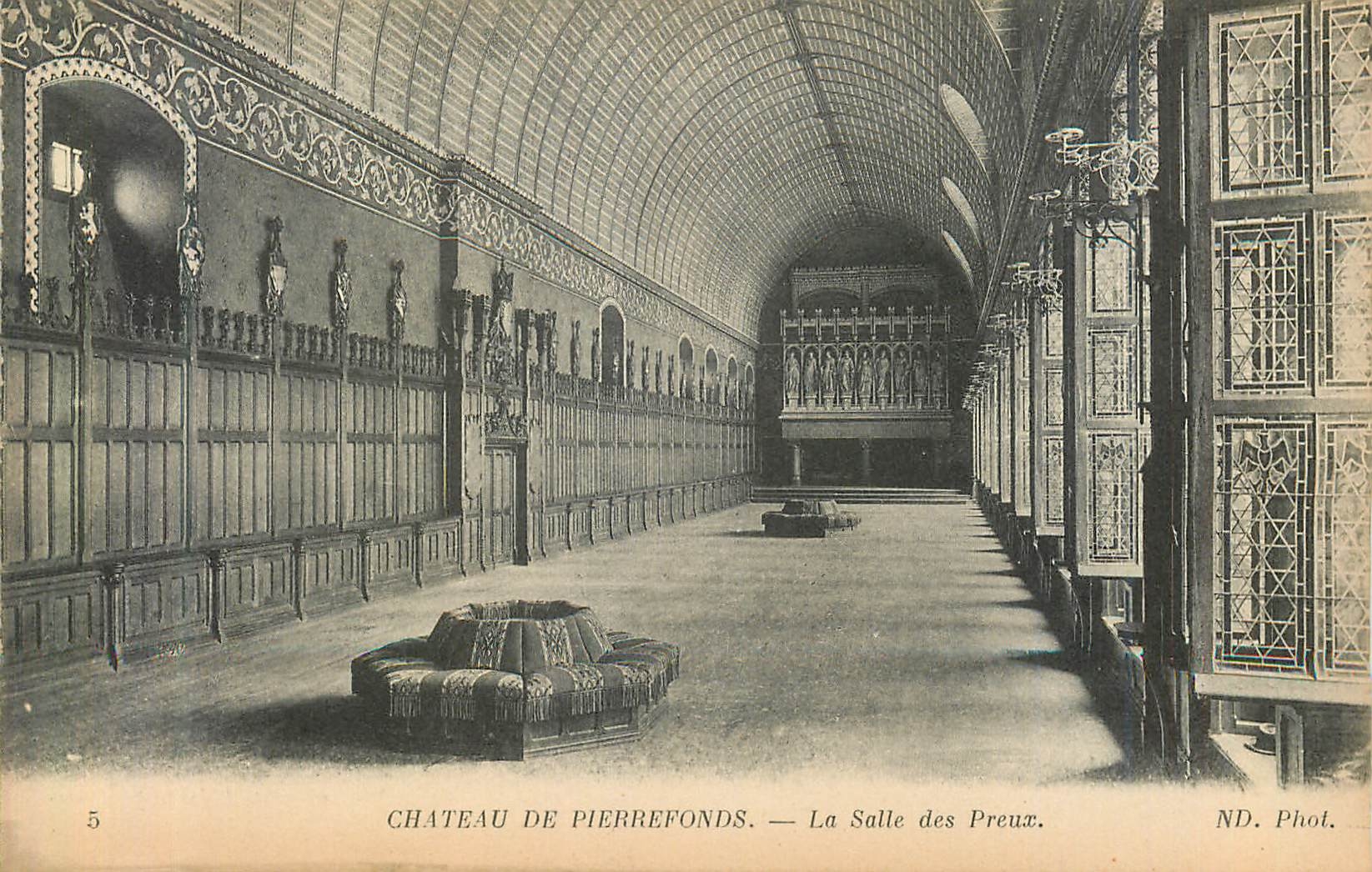 CPA Chateau de Pierrefonds La Salle des Preux
