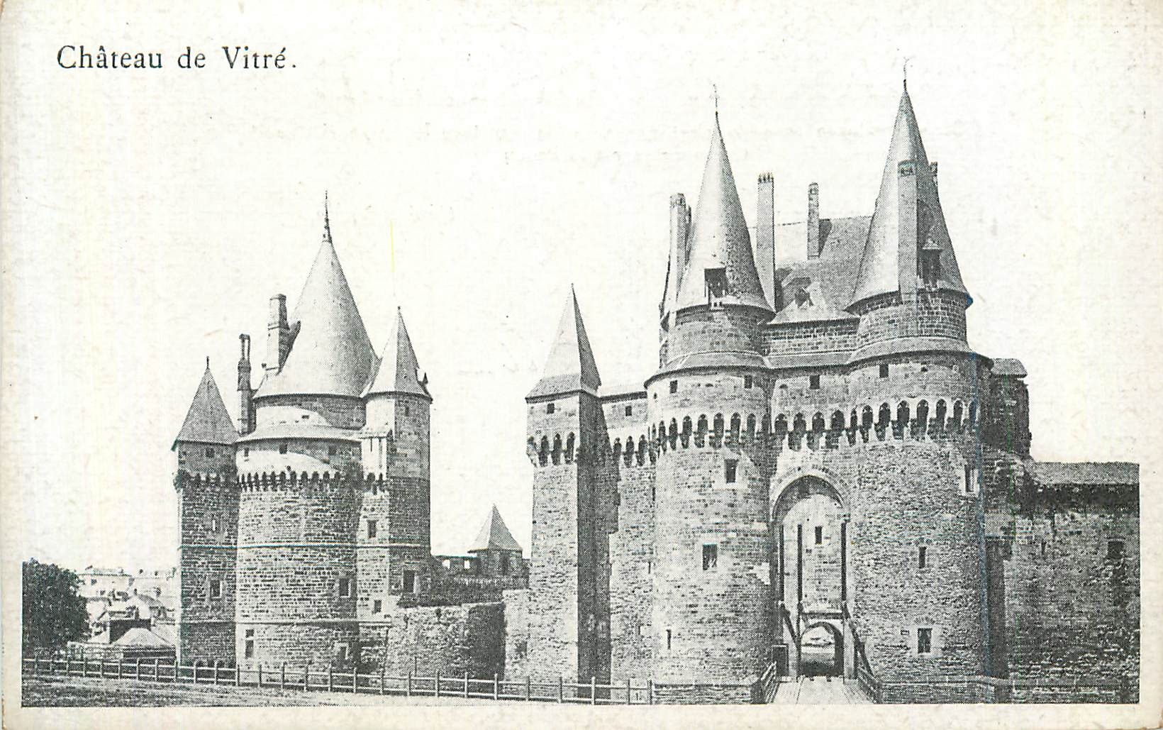 CPA Chateau de Vitre 