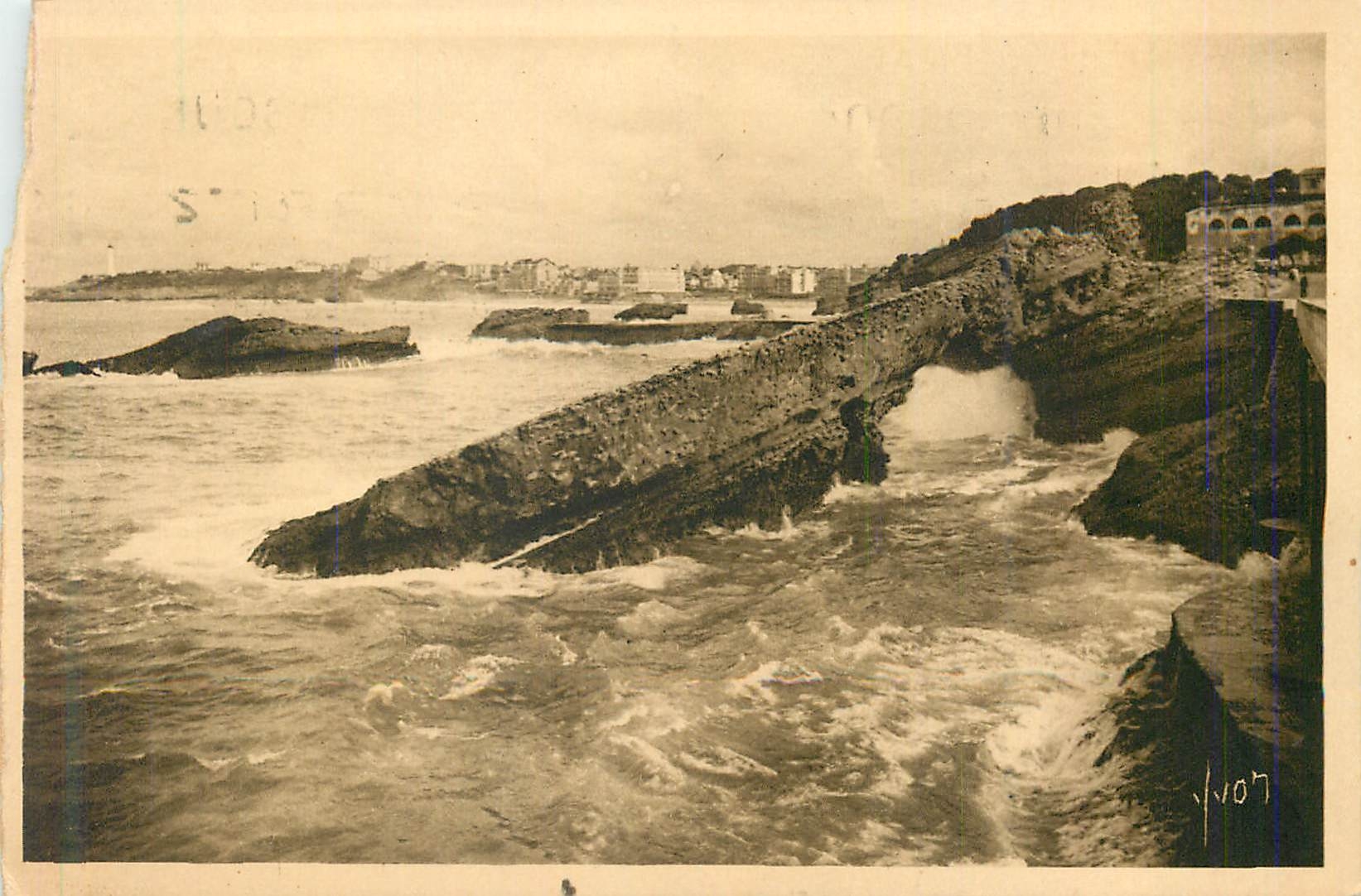 CPA Biarritz Basses Pyrenees La Roche le Cap Saint Martin 