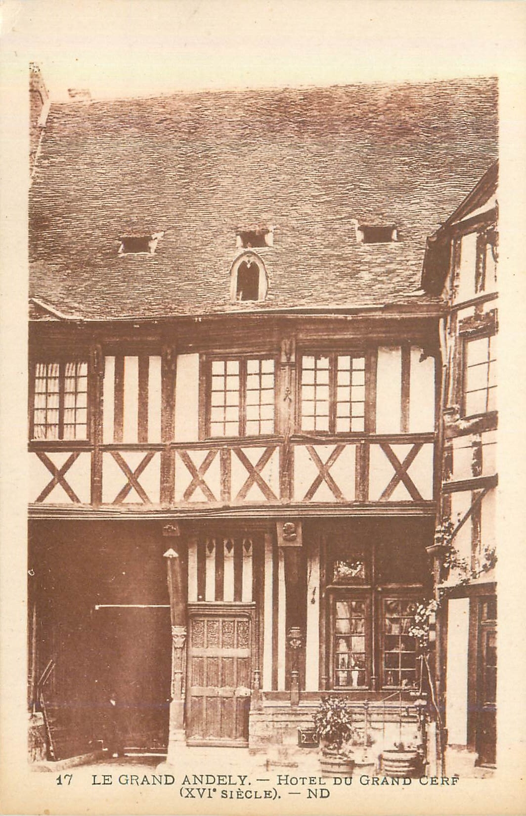 CPA Le Grand Andely Hotel du Grand Cerf 