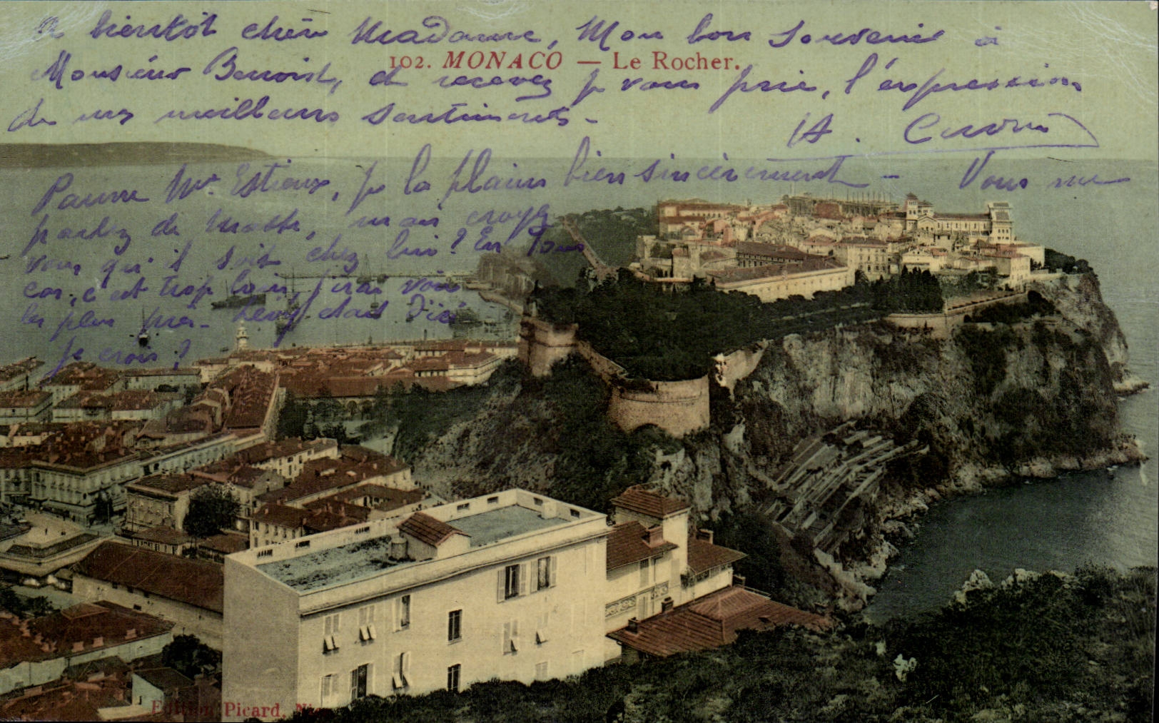 Monaco - Monte Carlo - the Rock - CPA