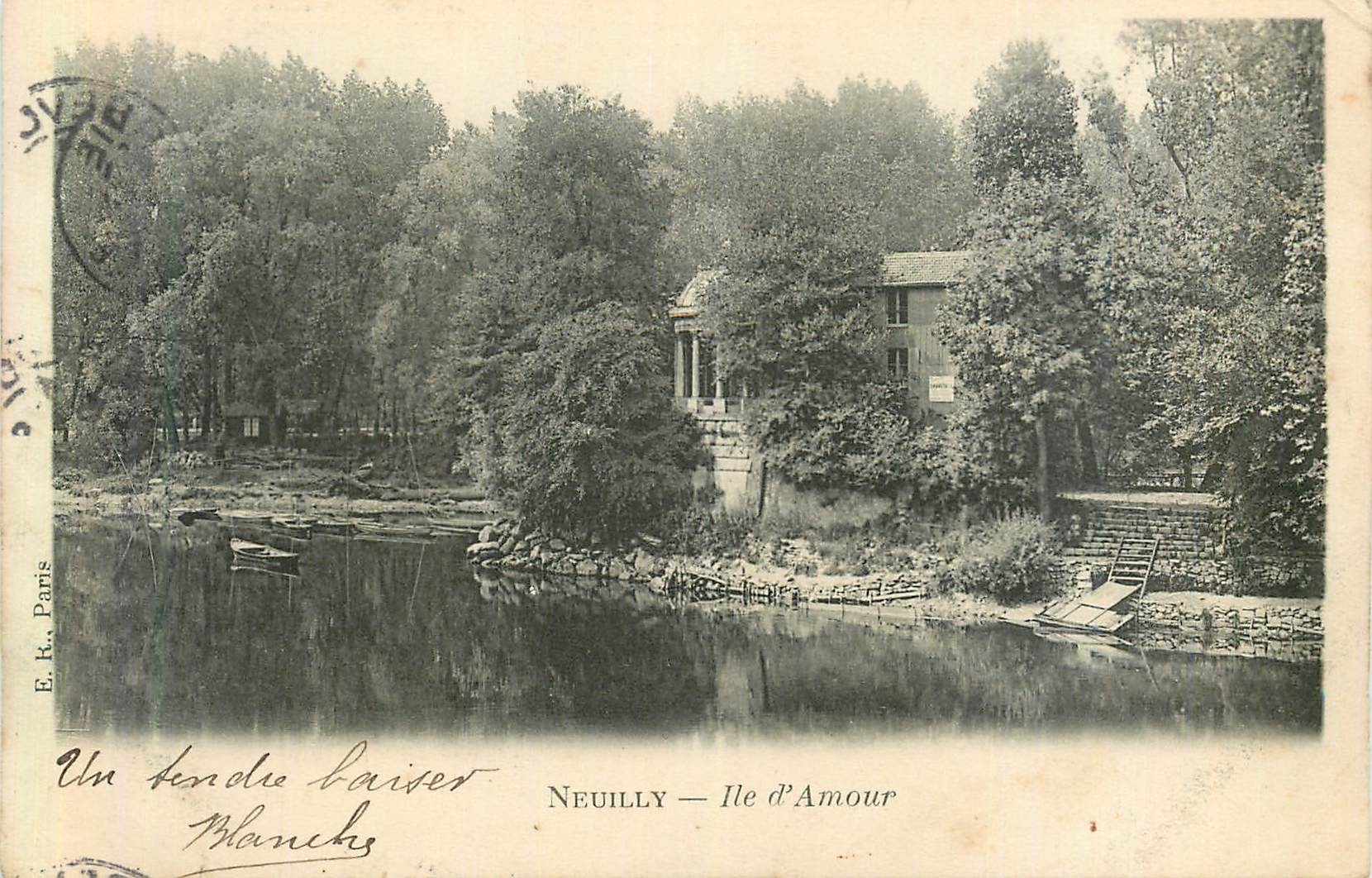 CPA Neuilly Ile d'Amour