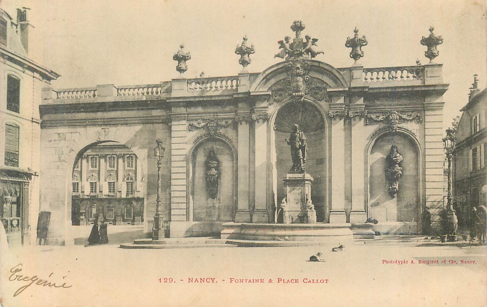CPA Nancy Fontaine & Place Callot
