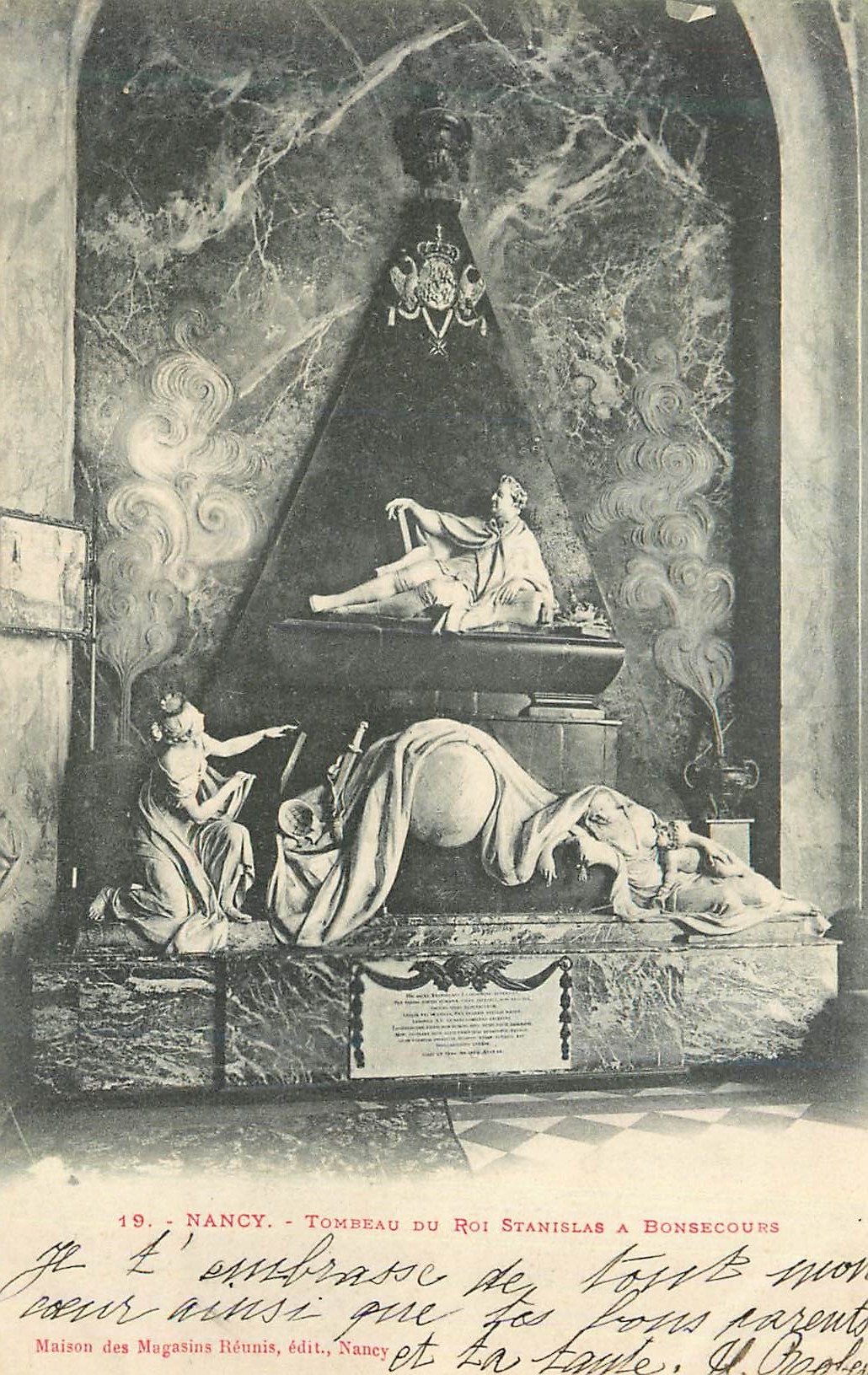 CPA Nancy Tombeau du Roi Stanislas a Bonsecours