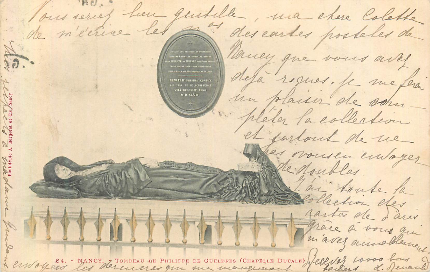CPA Nancy Tombeau de Philippe de Gueldres (Chapelle Ducale) (carte 1900)