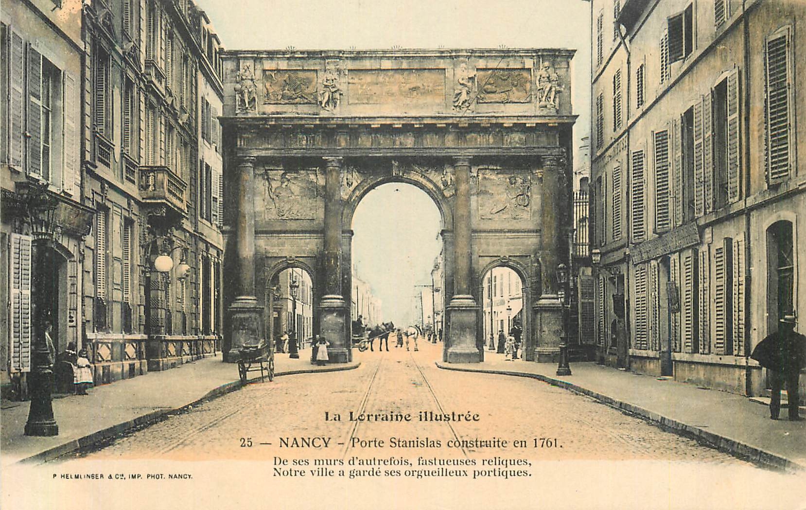 CPA Nancy Porte Stanislas Construite en 1761