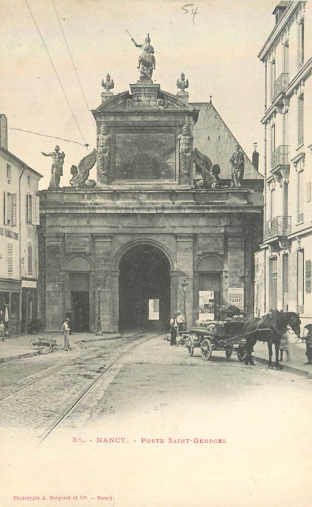 CPA Nancy Porte Saint Georges