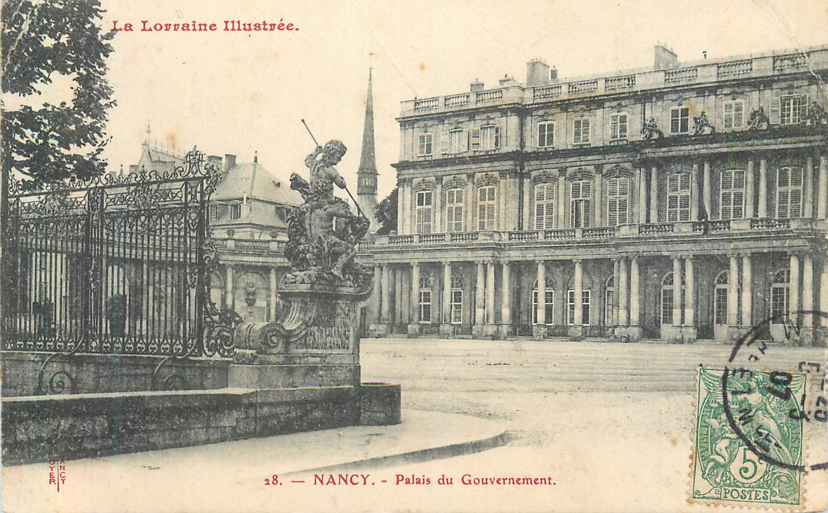 CPA Nancy Palais du Gouvernement