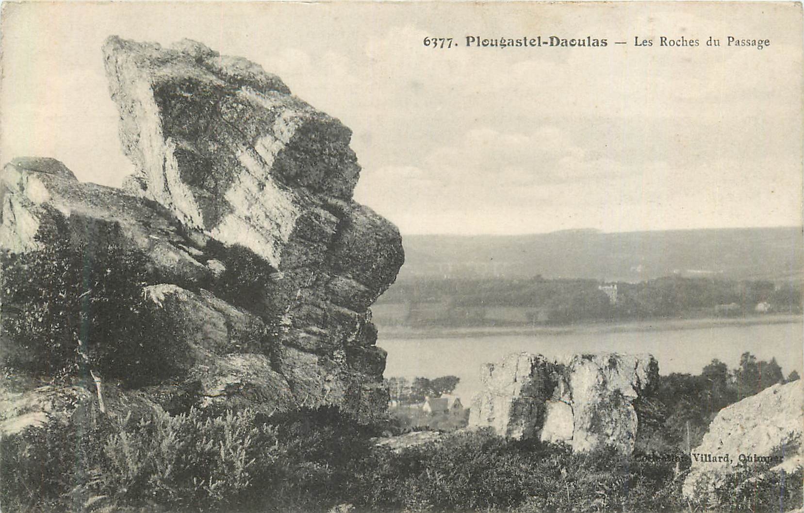 CPA Plougastel Les Roches du Passage