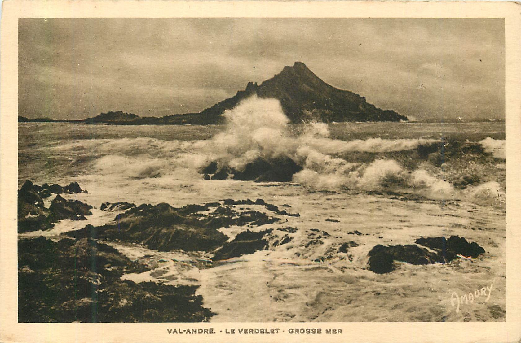 CPA Val Andre Le Verdelet Grosse Mer