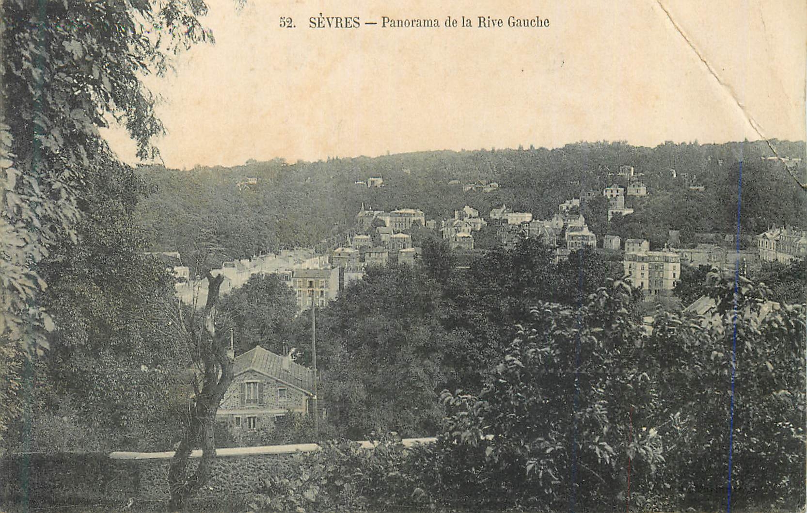 CPA Sevre Panorama de la Rive Gauche