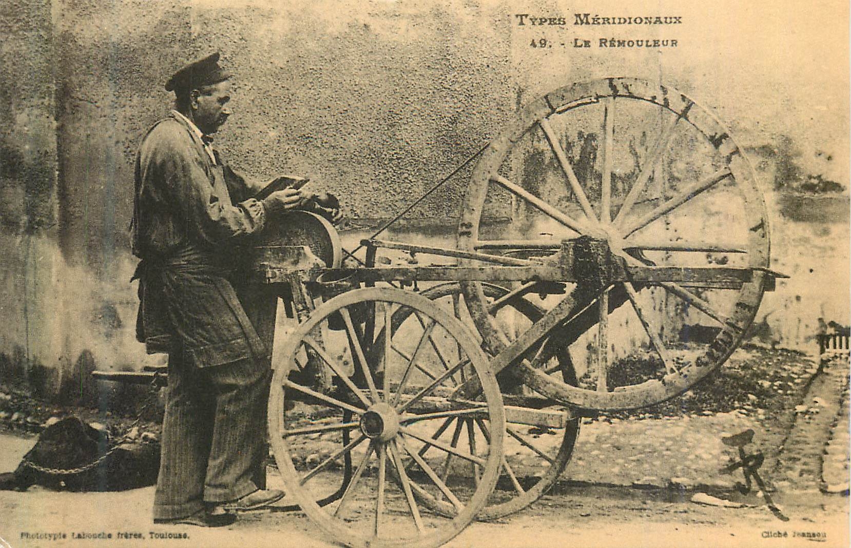 REPRO Types Meridionaux le Renouleur Folklore