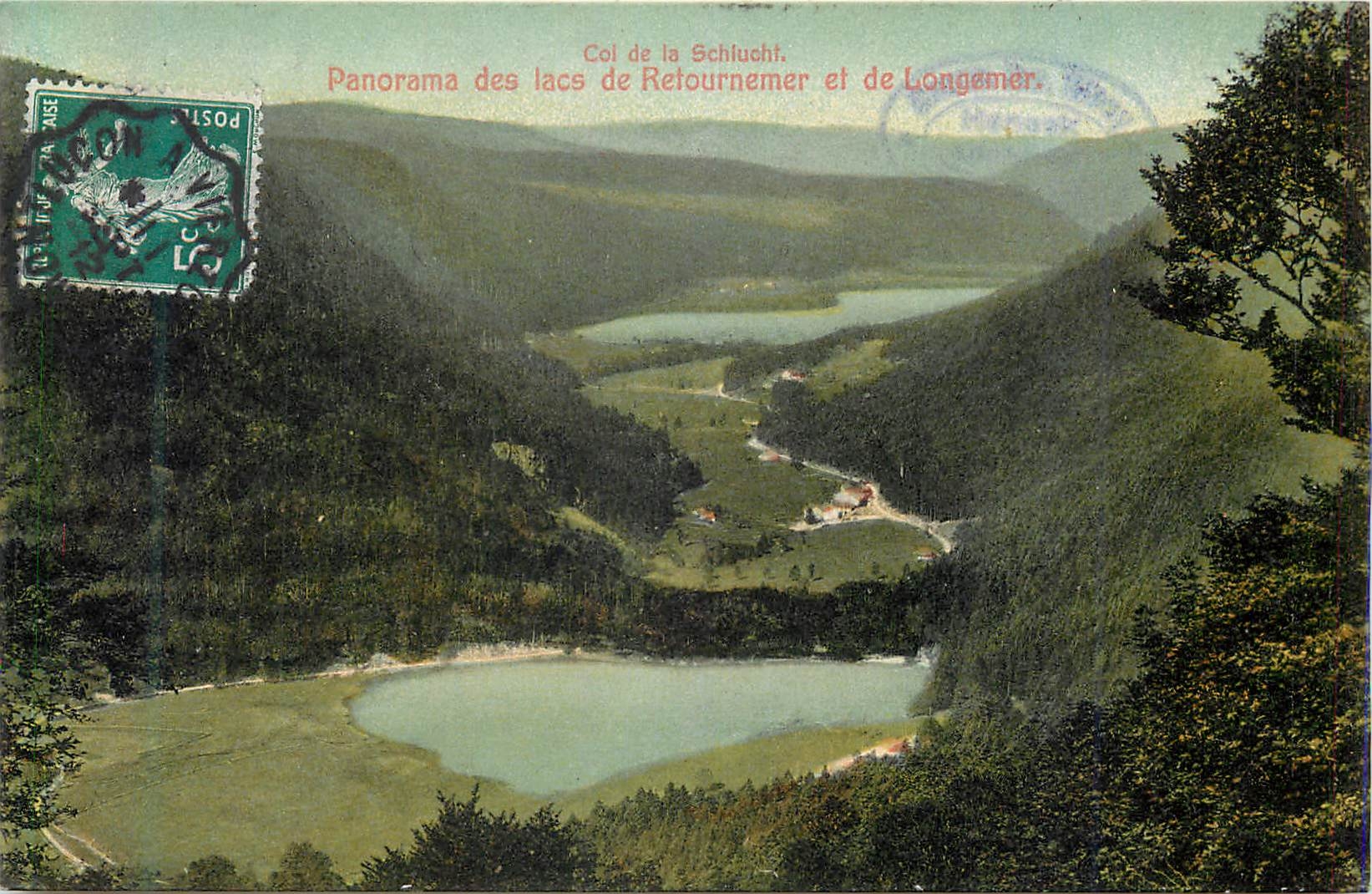 CPA Panorama des Lacs de Retournemer et de Longemer