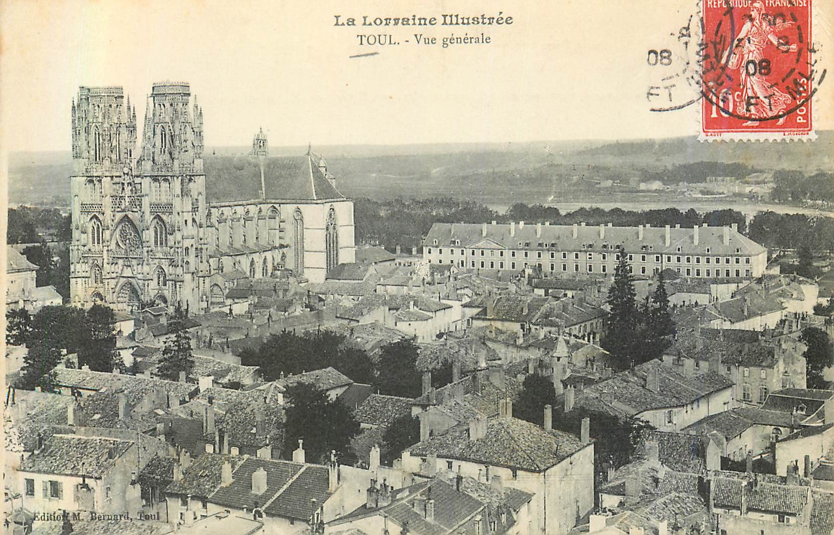 CPA Toul la Lorraine llustree Vue Generale