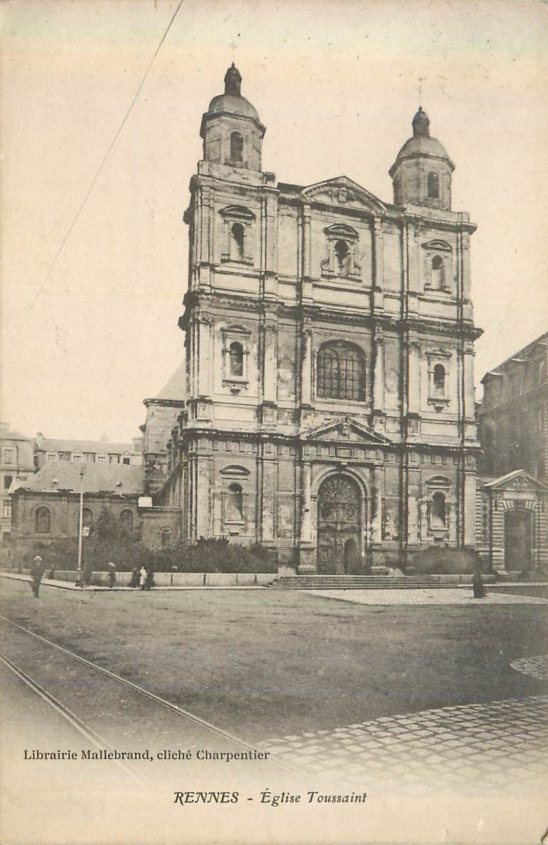 CPA Rennes Eglise Toussaint 