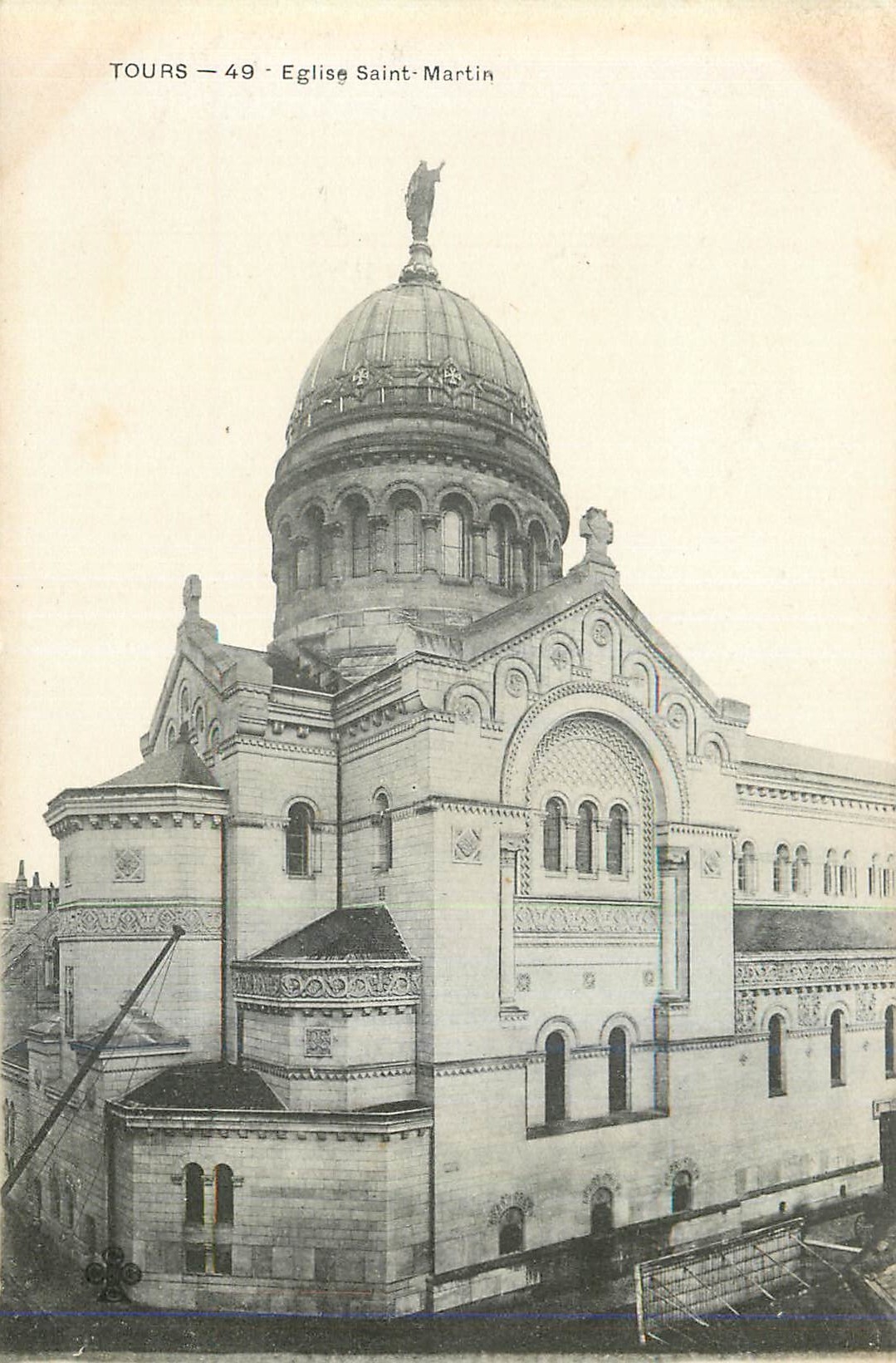 CPA Tours Eglise Saint Martin