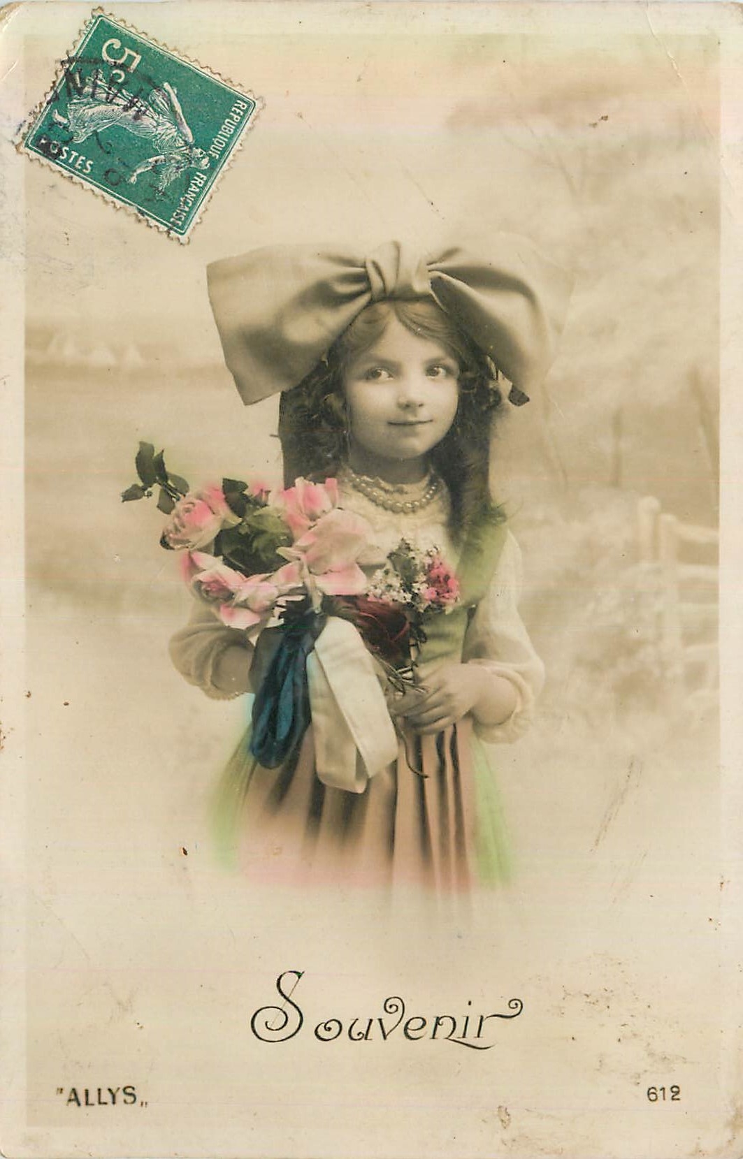 CPA Souvenir Enfant Alsace Lorraine