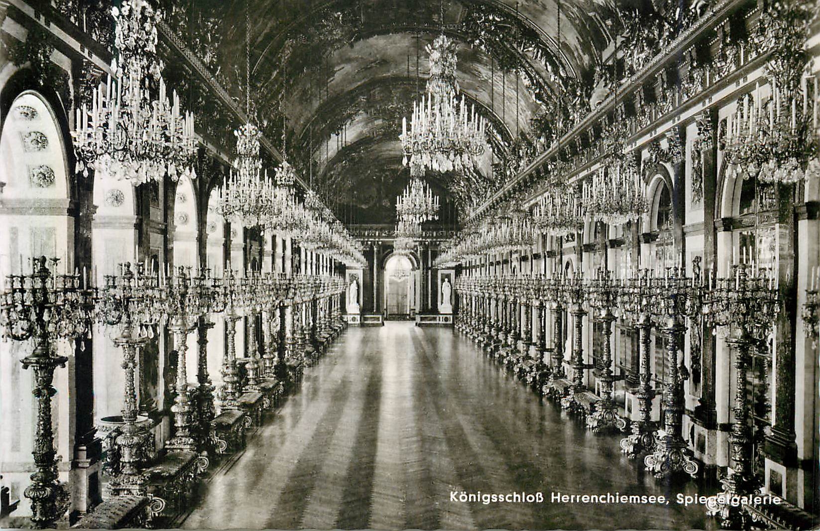 CPM Konigsschloss Herrenchiemsee Spiegelgalerie