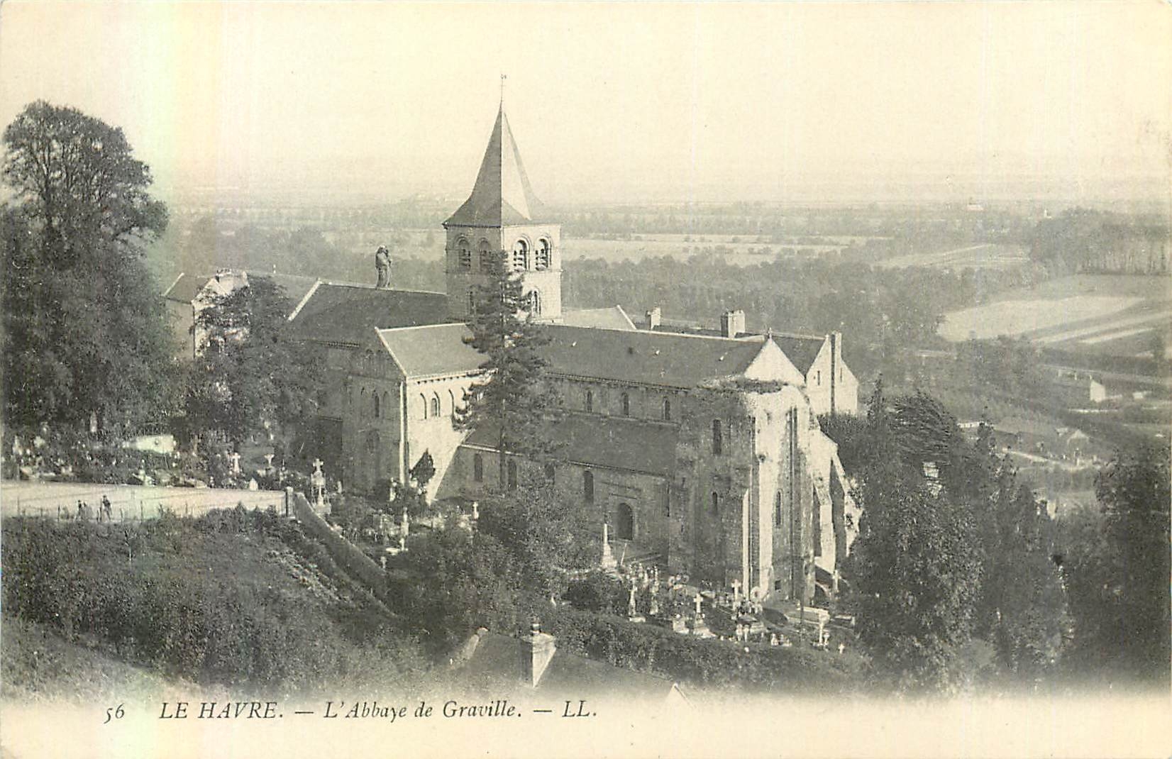 CPA Le Havre L'Abbaye de Graville
