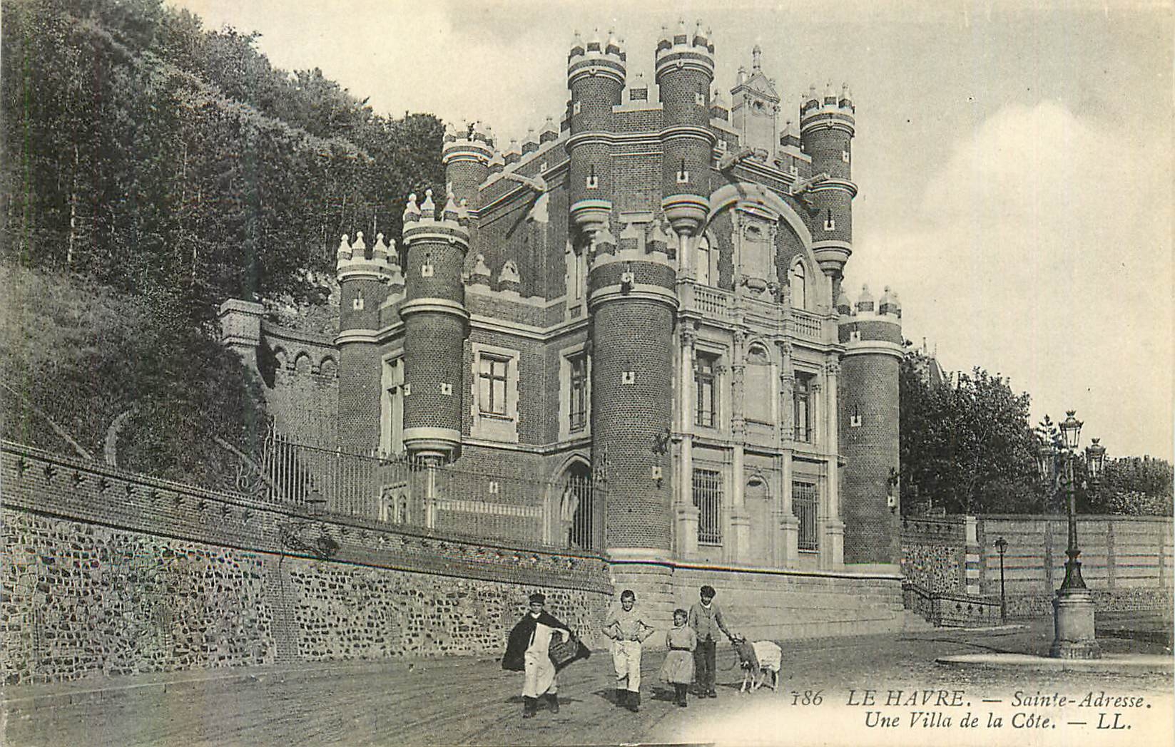 CPA Le Havre Sainte Adresse Une Villa de la Cote Enfants