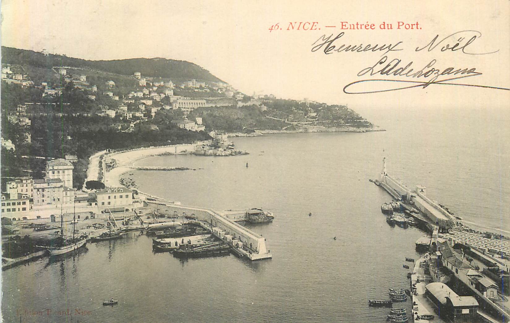 CPA Nice Entree du Port