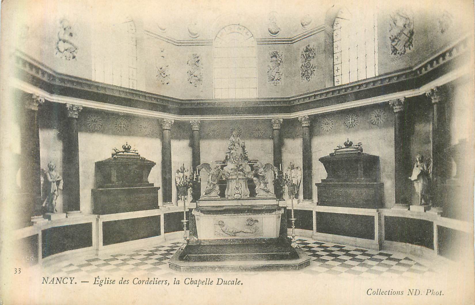 CPA Nancy Eglise des Cordeliers La Chapelle Ducale