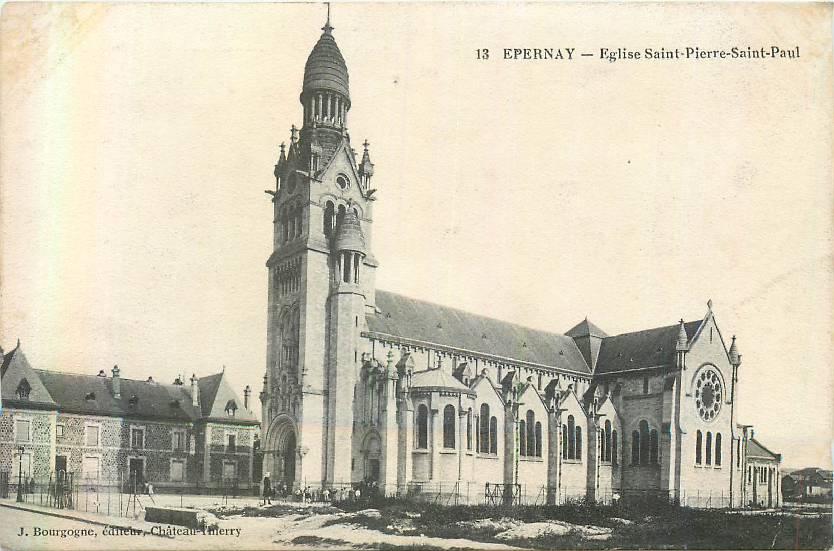 CPA Epernay Eglise Saint Pierre Saint Paul