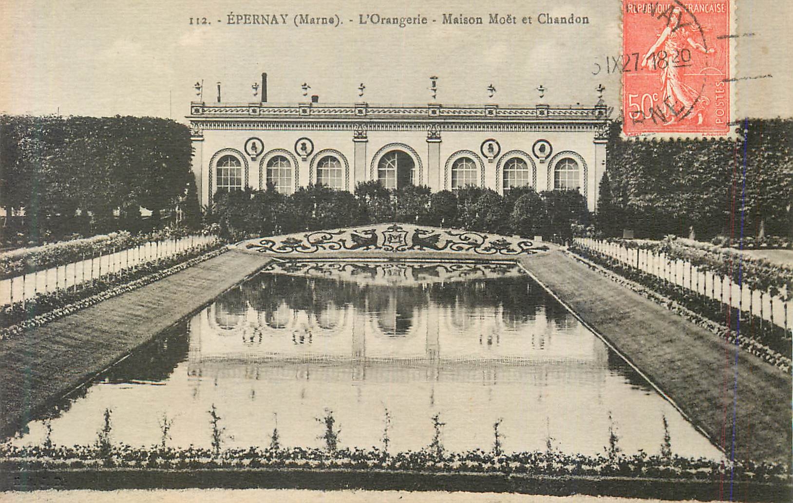 CPA Epernay (Marne) L'Orangerie Maison Moet et Chandon