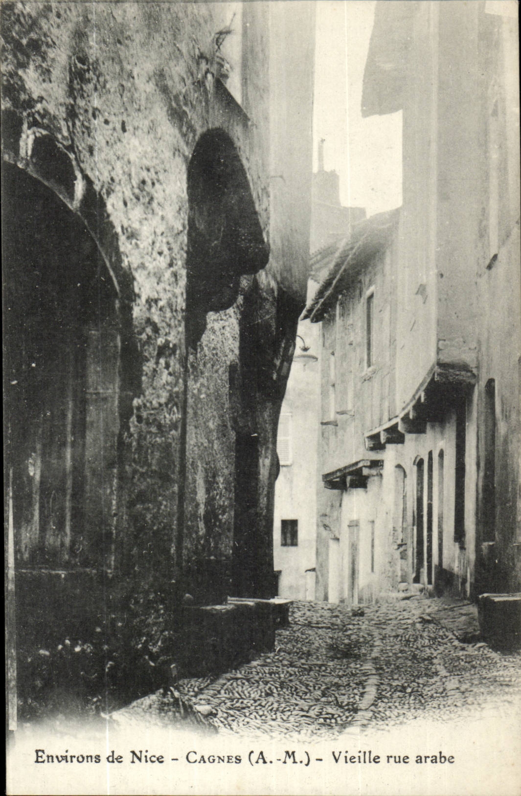 Surroundings of Nice Cagnes CPA Old Arab street