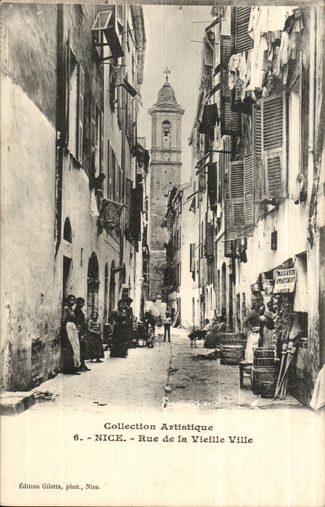 Nice CPA Street of the old city