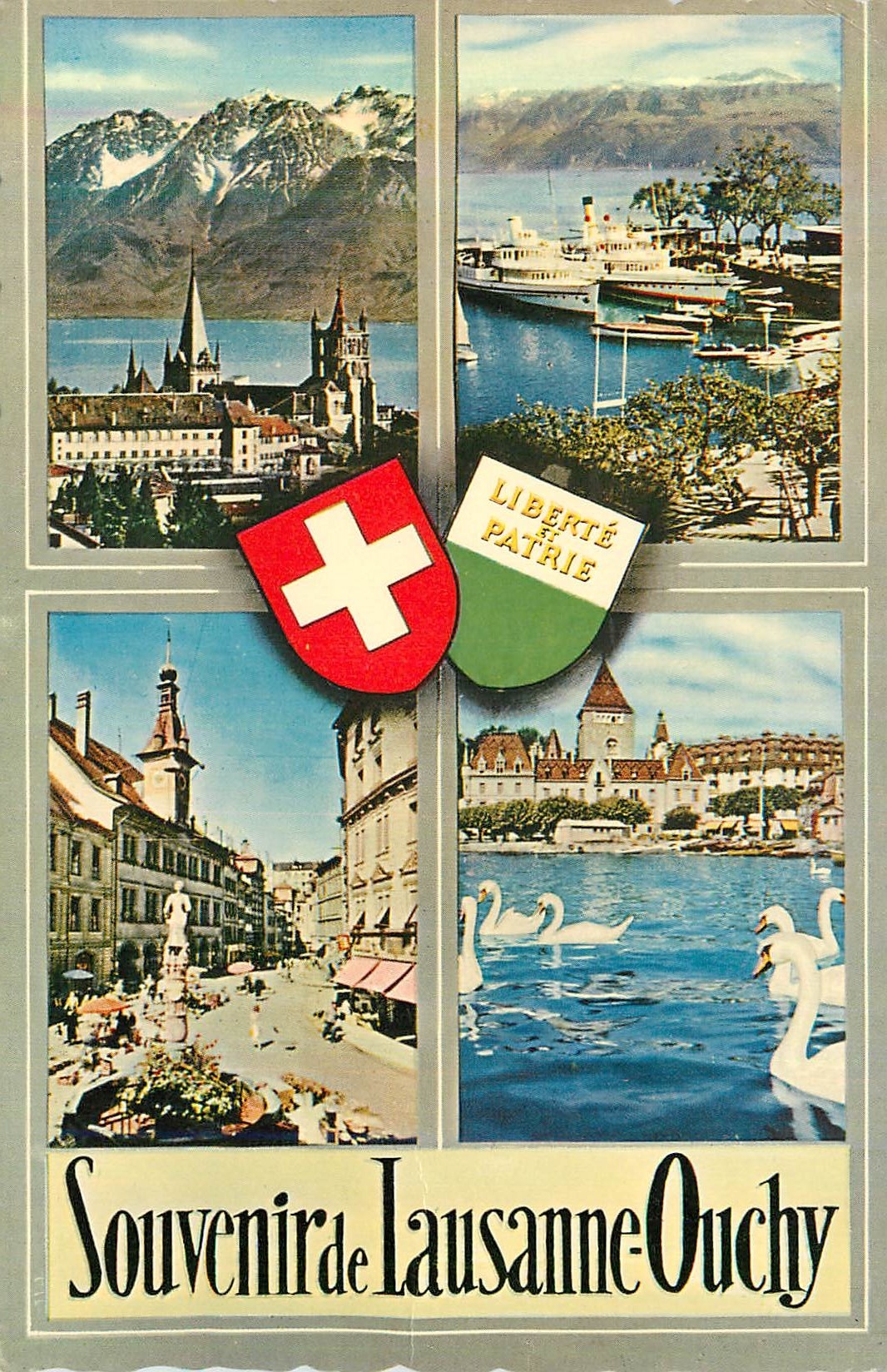 CPM 656 lausanne ouchy cathedrale le deparcadere l hotel de ville le port