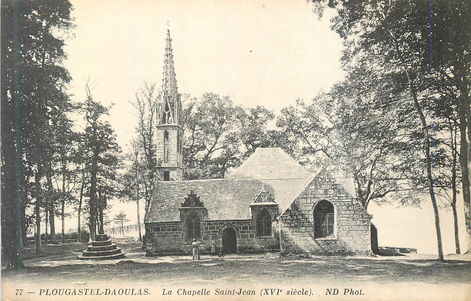 CPA 77 plougastel daoulas la chapelle saint jean (xvi siecle)