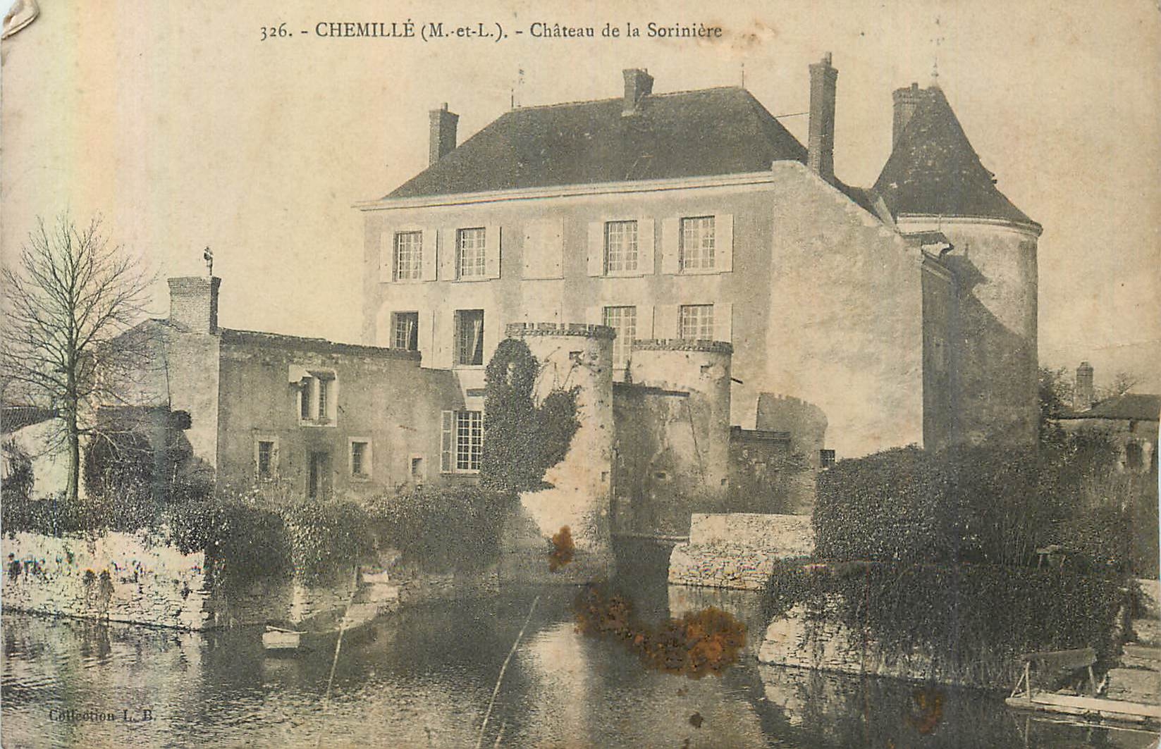 CPA 326 chemille (m et l) chateau de la soriniere